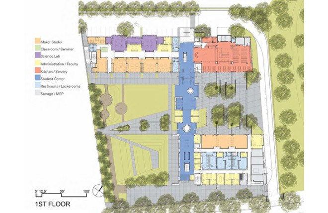 San Francisco architects, California, green school, integrated learning, LEED Platinum certification, LEED certificate, NUEVA School, Leddy Maytum Stacy Architects