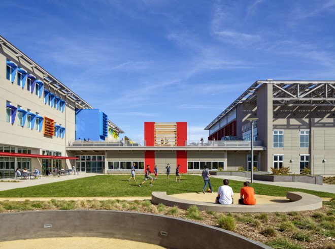 San Francisco architects, California, green school, integrated learning, LEED Platinum certification, LEED certificate, NUEVA School, Leddy Maytum Stacy Architects