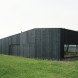 Raum architects, oyster shack, oyster hangar, France, Bretagne, oyster house, timber frame, black stained timber, white timber, minimalist, minimalist design, oyster farmer, green roof