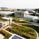 Phipps Center for Sustainable Landscapes, Phipps Conservatory and Botanical Gardens, Pittsburgh, Pennsylvania, green buildings, green architecture, LEED Platinum buildings, Well certified buildings, Living Building Challenge certification, living building challenge, Four Stars Sustainable SITES Initiative, Well building platinum certified, renewable energy, solar panels, solar power, rainwater harvesting, net-zero energy, net-zero architecture, wind turbines, geothermal wells, geothermal technology, Rooftop Energy Recovery Unit, rain gardens, green roof, former brownfield