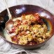 Rhubarb crumble, rhubarb cobbler, vegan rhubarb crumble, Irish recipes, Saint Patrick's Day recipes, Irish vegan recipes, vegan Irish recipes