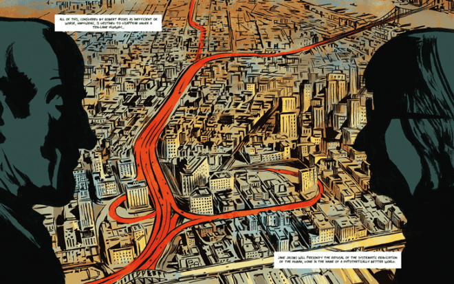 green design, eco design, sustainable design , Robert Moses graphic novel, Pierre Christin, Nobrow, olivier Balez, new york city books, Robert Moses The master builder of New York City