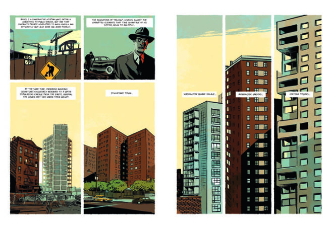 green design, eco design, sustainable design , Robert Moses graphic novel, Pierre Christin, Nobrow, olivier Balez, new york city books, Robert Moses The master builder of New York City