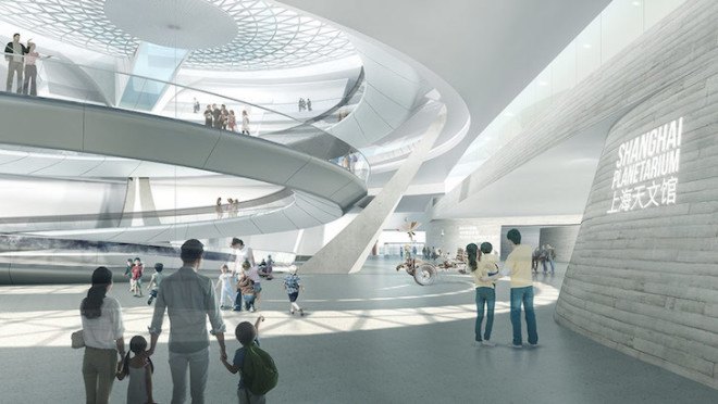Shanghai, Shanghai Planetarium, Shanghai Science and Technology Museum, Ennead Architects, Thomas Wong, Guy Maxwell, astronomy, planetarium, china, east china sea, Lingang District, Lingang District Shanghai