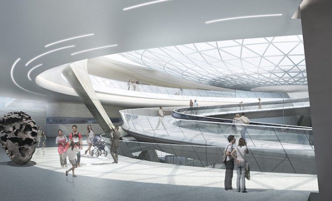 Shanghai, Shanghai Planetarium, Shanghai Science and Technology Museum, Ennead Architects, Thomas Wong, Guy Maxwell, astronomy, planetarium, china, east china sea, Lingang District, Lingang District Shanghai