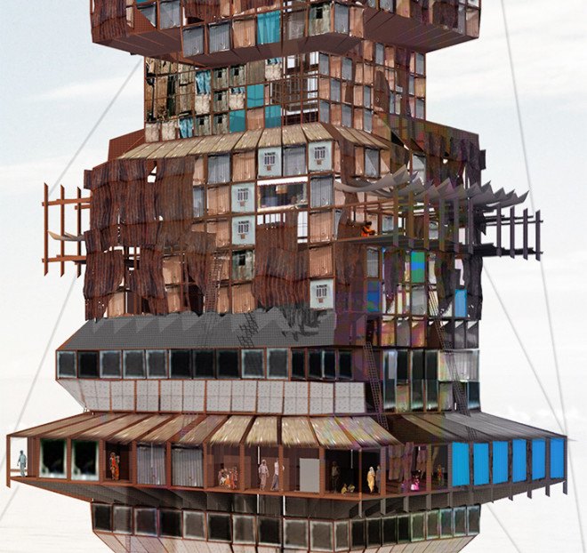 eVolo Skyscraper Competition, eVolo, eVolo Skyscraper Competition 2015, Skyscraper Competition, Shanty-Scaper