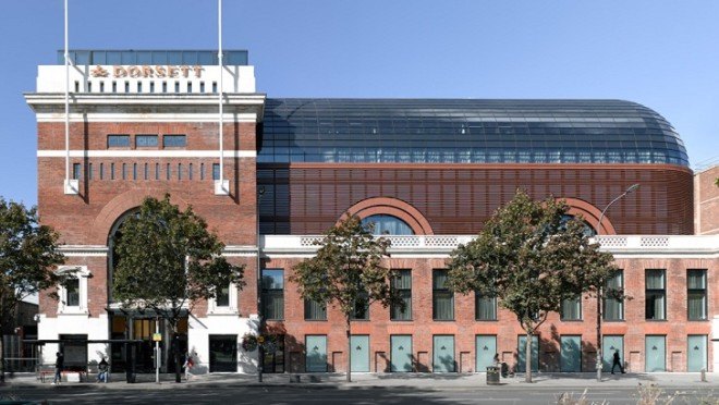 Flanagan Lawrence Architects, London, hotel design, green renovation, brick facade, energy efficiency, Art Deco, UK architects, London architecture