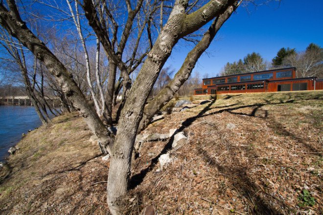 shipping container, shipping container restaurant, adaptive reuse, nation’s largest shipping container restaurant, Asheville, North Carolina, Smoky Park Supper Club, Matt Logan, SG Blocks, Mark Rosenstein, Kristie Quinn, Douglas Heckler, French Broad River, brownfield,