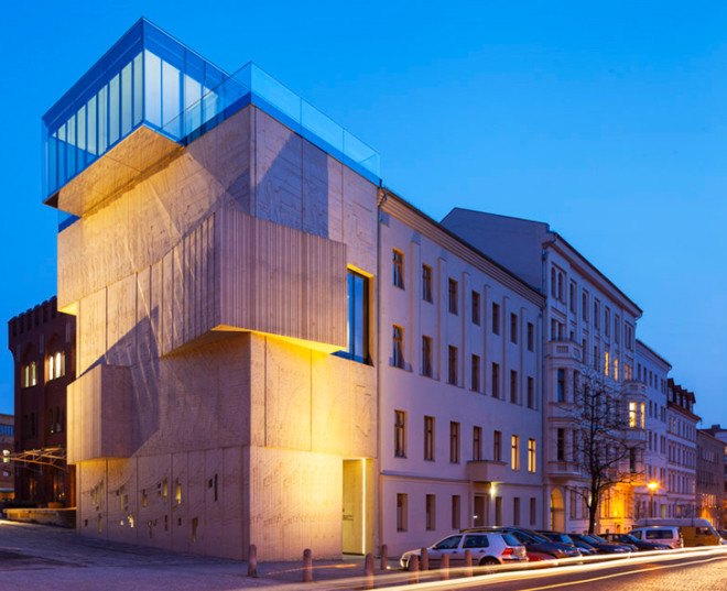 Tchoban Foundation, Energy efficient building, green architecture germany, sustainable building berlin, architectural photography berlin, architectural drawing museum, SPEECH architects, NPS tchoban voss, concrete facade