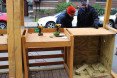 Wilhelmina Peragine, parklet, small parks, public spaces, green spaces, urban design, temporary park, student work, Boston, green innitiative, The Parkolation Project
