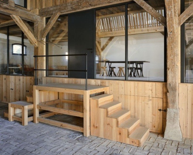 Thomas Kroeger Architekt, Germany, green renovation, barn renovation, timber architecture, wooden structure, skylight, holiday home, country house, Berlin, Uckermark Lanhaus