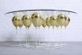 UP Balloon Tables, Bob Monkhouse, optical illusion, coffee table, balloons, Duffy London, glass, ethically sourced materials, metal resin composite