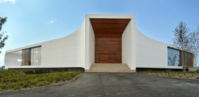 Villa New Water, Waterstudio.NL, waterfront family house, waterfront architecture, The Netherlands, natural lighting, waterfront villa, bamboo, glass facade