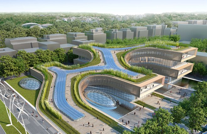 Vincent Callebaut, Citta Della Scienza, Callebaut Citta Della Scienza, Vincent Callebaut city of science, City of Science Rome, Citta della Scienza Roma, Vincent Callebaut Rome, Rome sustainable architecture, Roma Sustainable Architecture, Rome green architecture, green architecture, sustainable architecture, green roof, urban gardening, urban planting