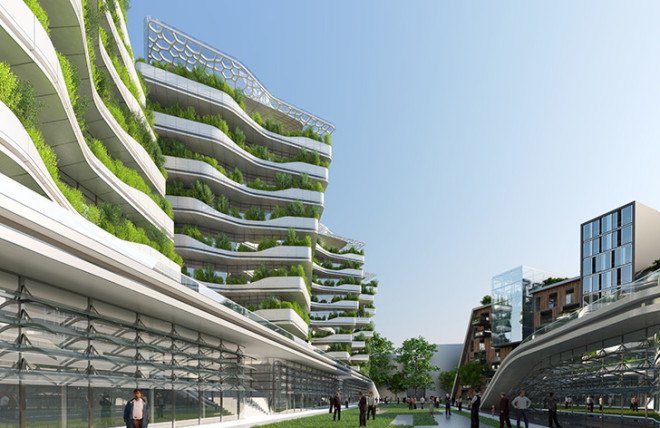 Vincent Callebaut, Citta Della Scienza, Callebaut Citta Della Scienza, Vincent Callebaut city of science, City of Science Rome, Citta della Scienza Roma, Vincent Callebaut Rome, Rome sustainable architecture, Roma Sustainable Architecture, Rome green architecture, green architecture, sustainable architecture, green roof, urban gardening, urban planting