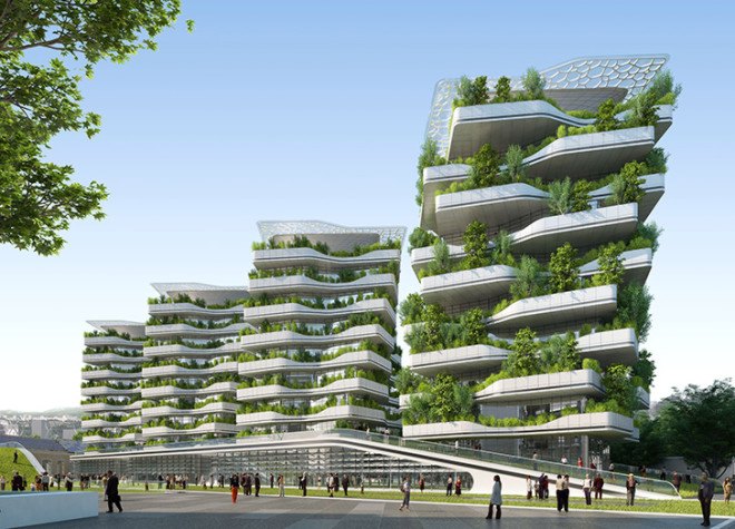 Vincent Callebaut, Citta Della Scienza, Callebaut Citta Della Scienza, Vincent Callebaut city of science, City of Science Rome, Citta della Scienza Roma, Vincent Callebaut Rome, Rome sustainable architecture, Roma Sustainable Architecture, Rome green architecture, green architecture, sustainable architecture, green roof, urban gardening, urban planting