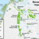 WXY Studio, Brooklyn Strand, Claire Weisz, greenway brooklyn, Borough Hall Park, Cadman Plaza Park, Commodore Barry Park and the Brooklyn bridge, Manhattan bridges, landscape design nyc, brooklyn strand design, strand map, urban design, landscape plans nyc,
