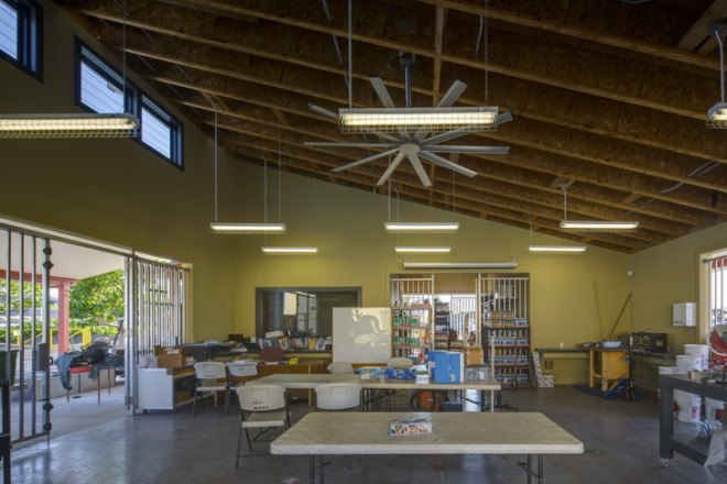 ferraro choi, hawaii architecture, leed 2009 for schools, leed schools platinum, leed school, west hawaii explorations academy, public charter school in hawaii, net-zero, net-zero energy buildings, net-zero energy schools, outdoor auditorium