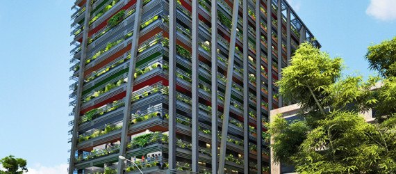 green design, eco design, sustainable design, adaptive reuse, Johannesburg, Adjaye Associates, hallmark House, Maboneng District, plant covered building