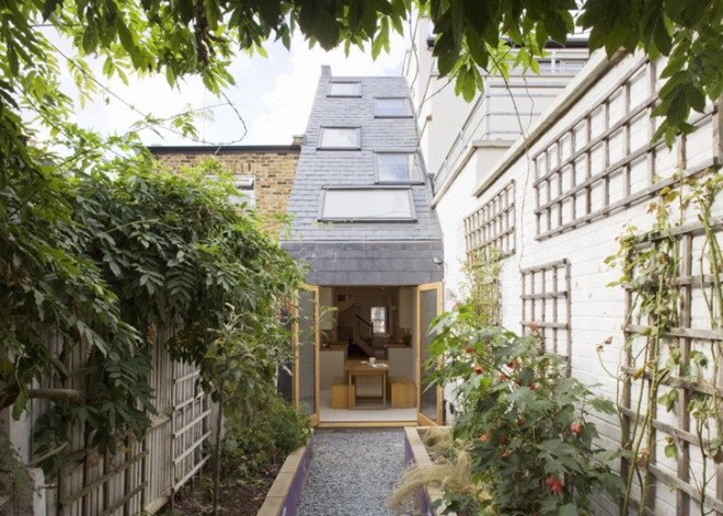 London, alma-nac, extension, green renovation, UK architects, terraced home, narrow house, small spaces, small budget