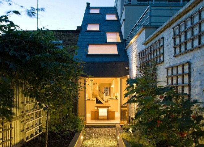 London, alma-nac, extension, green renovation, UK architects, terraced home, narrow house, small spaces, small budget