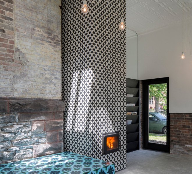 passive heating, masonry heat, kachelofen, buffalo new york, buffalo, cafe with passive heating, century-old buildings, century-old renovation projects, stephanie davidson, georg rafailidis