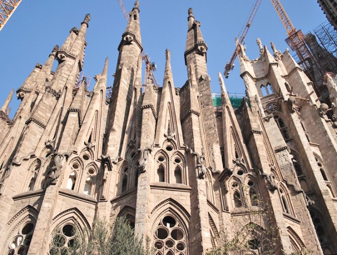 sagrada familia, antoni gaudi, barcelona, basilica, spain, spanish church, 3d printing, 3d printed models, 3d printed architecture, Jordi Coll