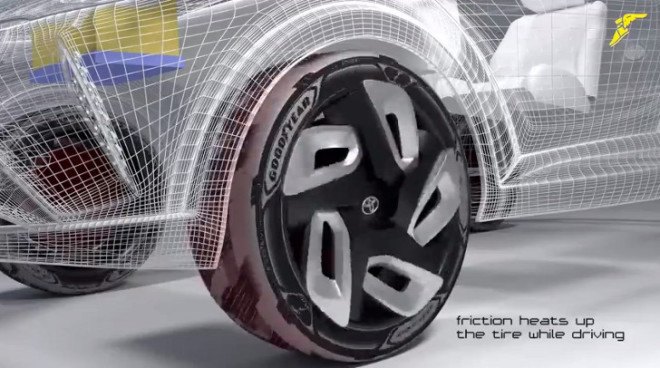 electric car, charging, battery, range anxiety, goodyear, concept, tire, bh03