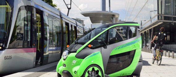 Toyota, Toyota i-ROAD, Grenoble, France, ha:mo, car transportation, public transportation, urban planning, city center, electric car, green car, green transportation, green car
