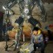tranformers, china, recycled scrap metal, transformers models, recycled transformers models, creative forms of income, recycled art