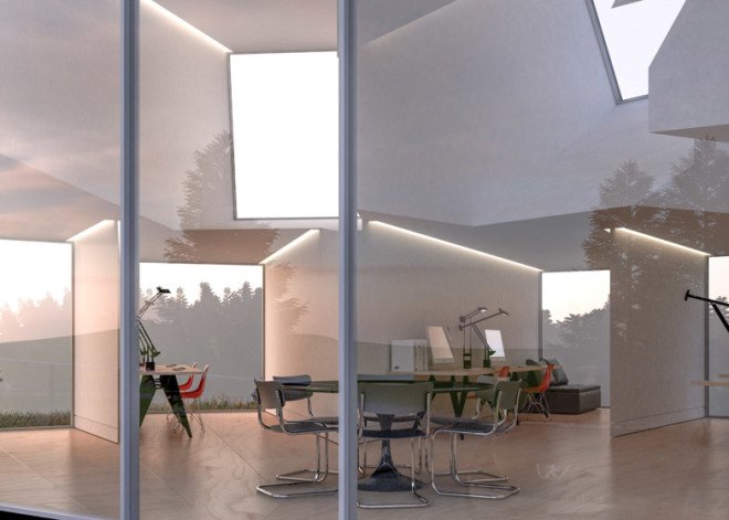 Cargotecture, James Whitaker, shipping container, shipping containers, shipping container office, cargotecture office, low cost office, affordable office building, Hechingen Studio