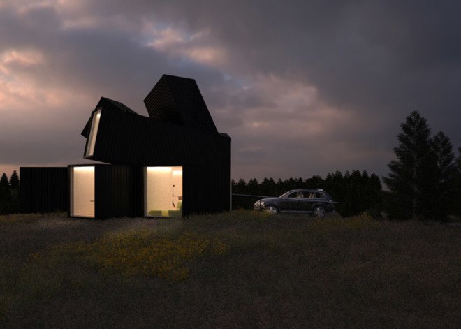 Cargotecture, James Whitaker, shipping container, shipping containers, shipping container office, cargotecture office, low cost office, affordable office building, Hechingen Studio