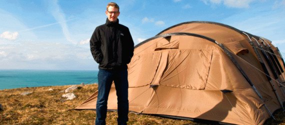 Thermo Tent, tent design, eco-camping, camping, thermally insulated material, Ireland, fiberglass, lightweight structure, Kickstarter, tunnel tents
