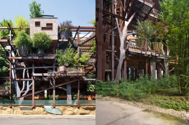 luciano pia, urban greenhouse, 25 verde, turin, italy, sustainable building, green roof