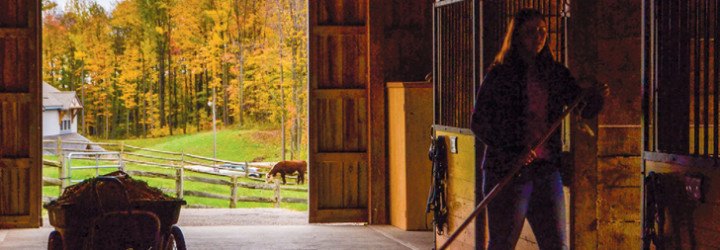 100-acre farm student working