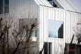Blanco Oostduinkerke Residence, BURO II & ARCHI+I, Belgium, aluminum cladding, vernacular, pitched house, marionettes, dune grasses, coastal architecture, contemporary coastal architecture, daylighting, sustainable design, green design, sustainable materials, minimalist design