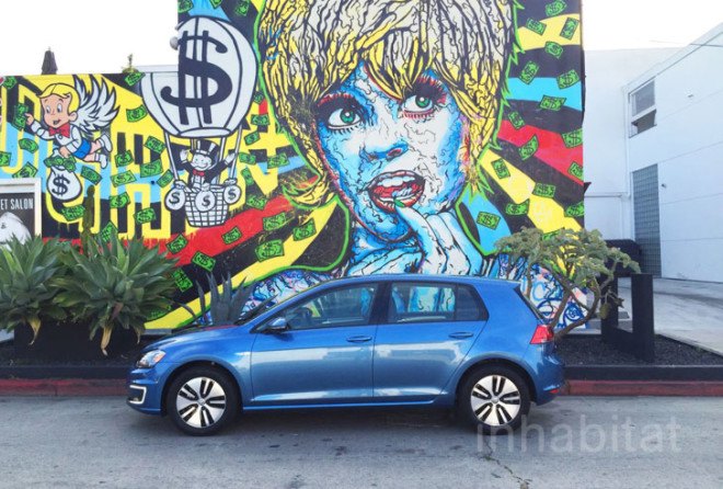 volkswagen, volkswagen e-golf, volkswagen golf, electric car, review, car review, lithium-ion battery, green car, green transportation, electric motor, e-golf