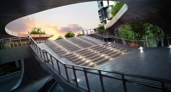 5 Plus Design, 5+ Design, 5+ Architecture, Krystal Laputa, Krystal Laputa Chengdu, 5+ Design Chengdu, green design, high rise design, garden high rise, apartment gardening, green architecture, natural architecture, green design