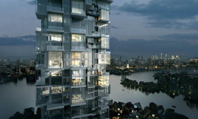 5 Plus Design, 5+ Design, 5+ Architecture, Krystal Laputa, Krystal Laputa Chengdu, 5+ Design Chengdu, green design, high rise design, garden high rise, apartment gardening, green architecture, natural architecture, green design
