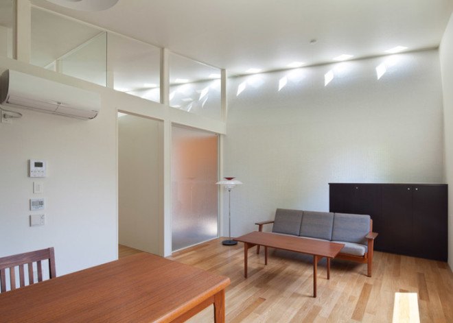 naf architect and design, Akio Nakasa, arch wall house, japanese architecture, japanese home design, pairs of homes, homes built together, generational homes, homes with archways
