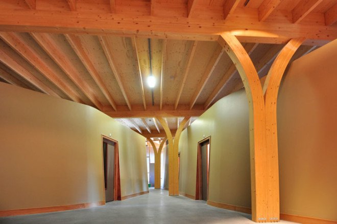 Assen Environment Centre, Dutch Eco Architecture, Green Design Netherlands, Sustainable Architecture Holland, Wooden Architecture, Forest Architecture, Sustainability Education Netherlands, 24H Architecture