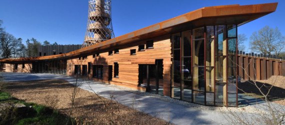 Assen Environment Centre, Dutch Eco Architecture, Green Design Netherlands, Sustainable Architecture Holland, Wooden Architecture, Forest Architecture, Sustainability Education Netherlands, 24H Architecture