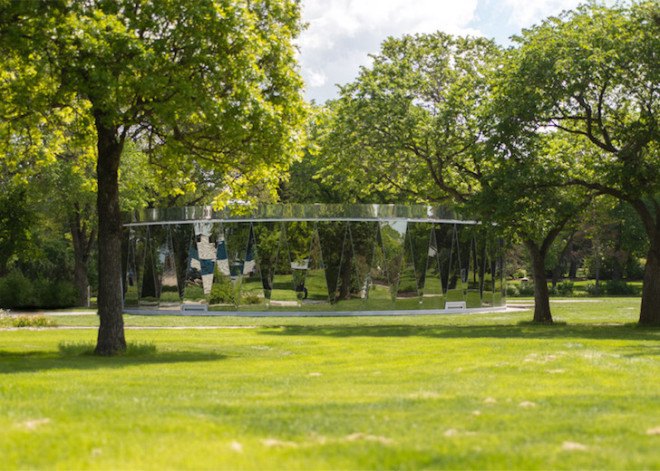 GH3, Borden Park, Borden Park pavilion, Edmonton, pavilion, glowing pavilion, glulam, DOuglas fir, laminated douglas fir