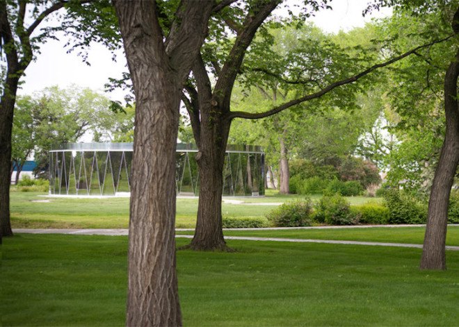 GH3, Borden Park, Borden Park pavilion, Edmonton, pavilion, glowing pavilion, glulam, DOuglas fir, laminated douglas fir