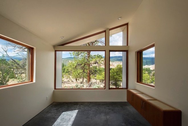 Corten steel, Corten, Capitol Reef Dwellings, Capitol Reef National Park, Imbue Design, minimalist, desert, desert house, juniper trees