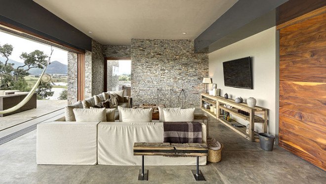 Casa BS Elias Rizo Architects, Casa BS, Elias Rizo Architects, Elias Rizo Architequos, stone clad homes, stone clad residence, stone clad architecture, flagstone architecture, green architecture, unobtrusive architecture, green building, green design