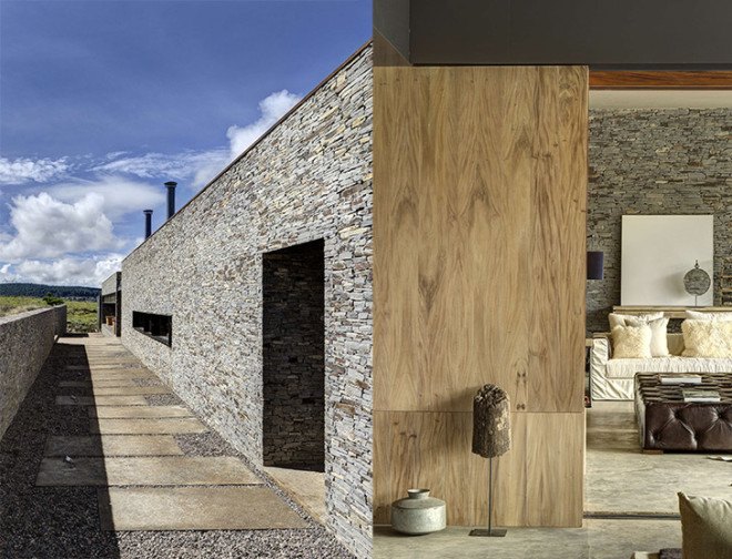 Casa BS Elias Rizo Architects, Casa BS, Elias Rizo Architects, Elias Rizo Architequos, stone clad homes, stone clad residence, stone clad architecture, flagstone architecture, green architecture, unobtrusive architecture, green building, green design