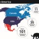Infographic, animal infographic, animal conservation infographic, animal protection, animal conservation, endangered animals, countries with endangered animals, threatened animals, countries with threatened animals, countries with most threatened animals, The Eco Experts, reader submission,