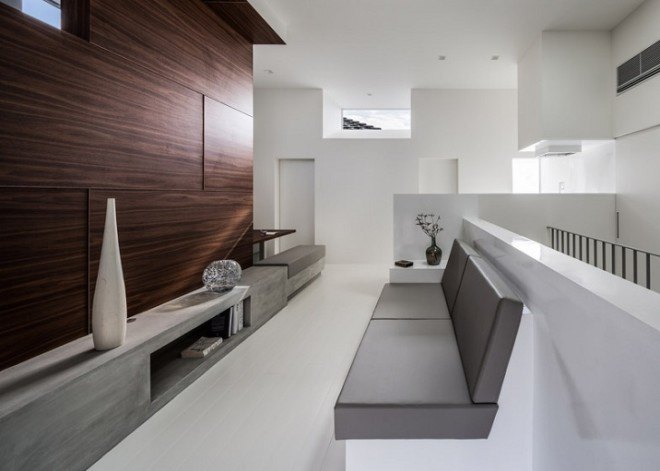 Kouichi Kimura, Cozy House, minimalist design, skylights, natural lighting, built-in furniture, small house, small spaces, green architecture