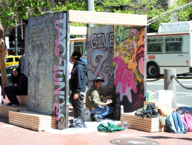san francisco, market street, prototyping festival, urban, sustainable, street art, technology, interactive, tactical urbanism, urban design